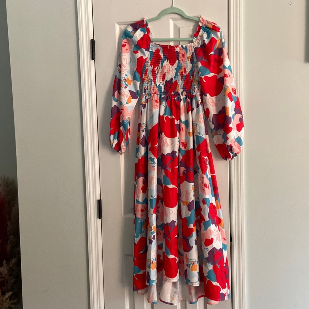 Midi floral dress